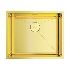 Мойка кухонная Omoikiri Taki 54-U, IF-LG нерж.сталь, светлое золото